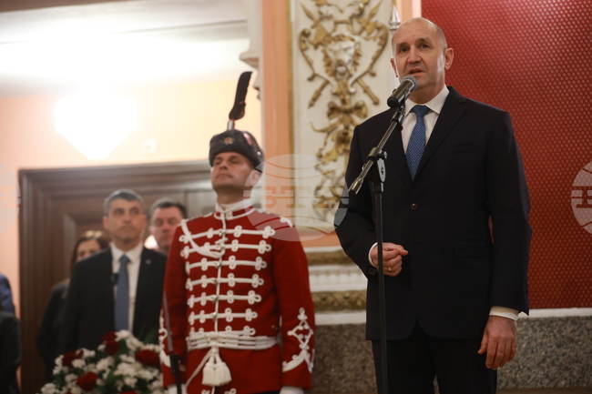 Централен военен клуб - Румен Радев - официален прием по случай Националния празник 3 март