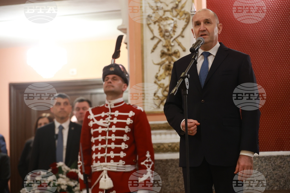Централен военен клуб - Румен Радев - официален прием по случай Националния празник 3 март