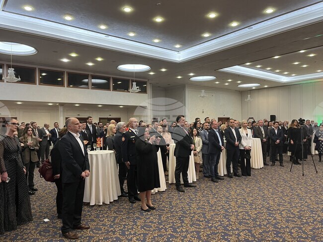 Bulgarian Embassy in Skopje Marks Bulgaria's National Day with Reception