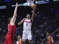 Trail Blazers 76ers Basketball