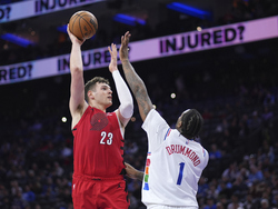 Trail Blazers 76ers Basketball