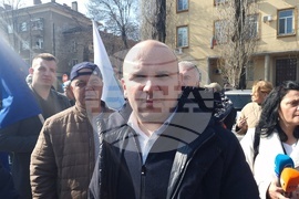 Хасково - симпатизанти на „Демокрация права и свободи” - ДПС - протест