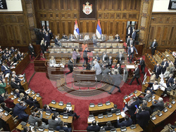Serbia Parliament Injuries
