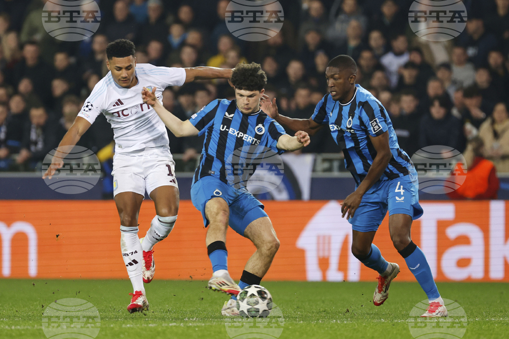 Астън Вила взе аванс от два гола срещу Брюж след първия мач от осминафиналите в Шампионската лига