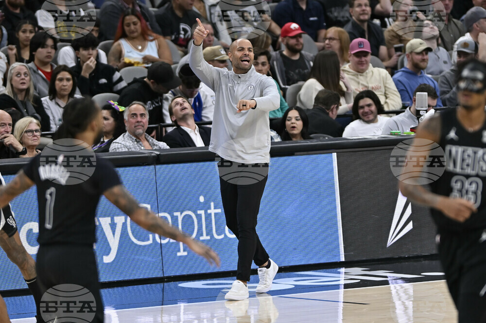 Nets Spurs Basketball