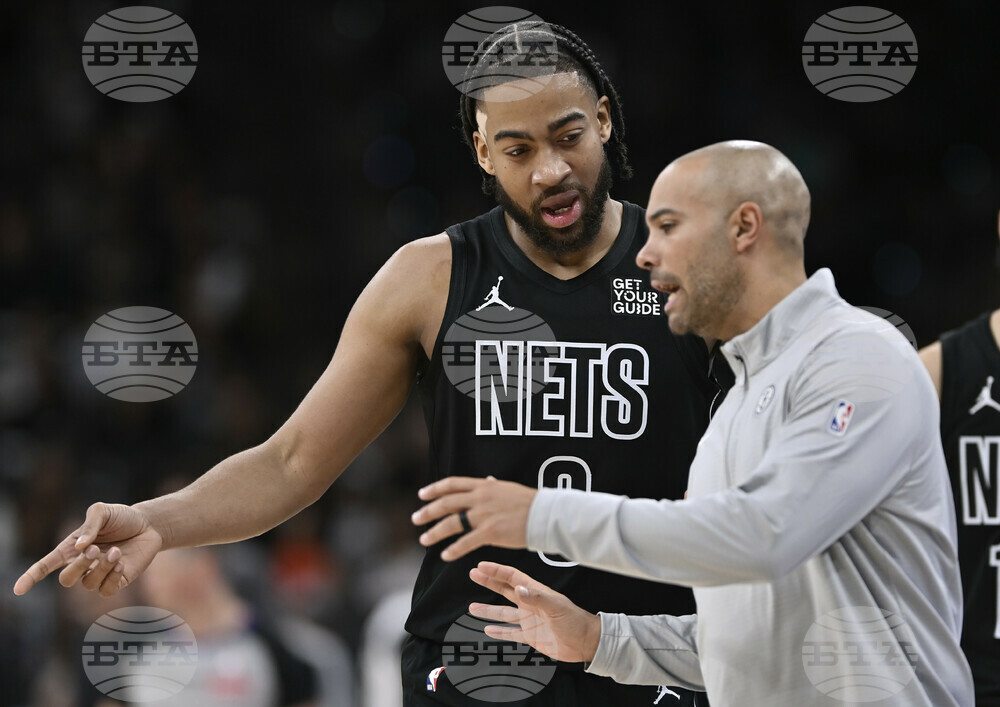 Nets Spurs Basketball