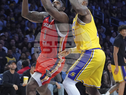 Pelicans Lakers Basketball