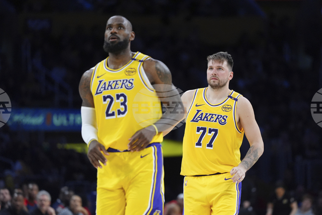 ЛеБрон Джеймс и Лука Дончич поведоха Лейкърс към успеха срещу Ню Орлиънс в НБА