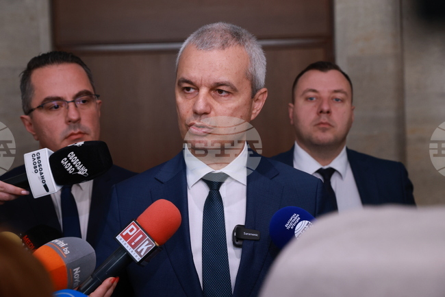 Народно събрание - Костадин Костадинов - изявление