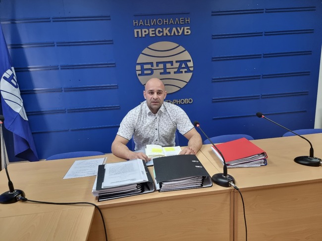 Пресконференция на общинския съветник Иван Атанасчев от Горна Оряховица