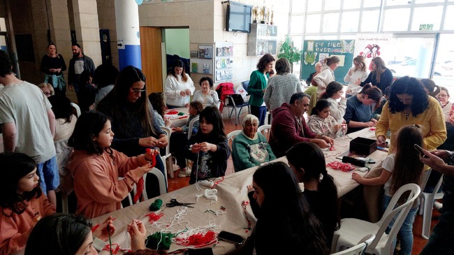 Работилница за изработване на мартеници се състоя в Бат Ям, Израел