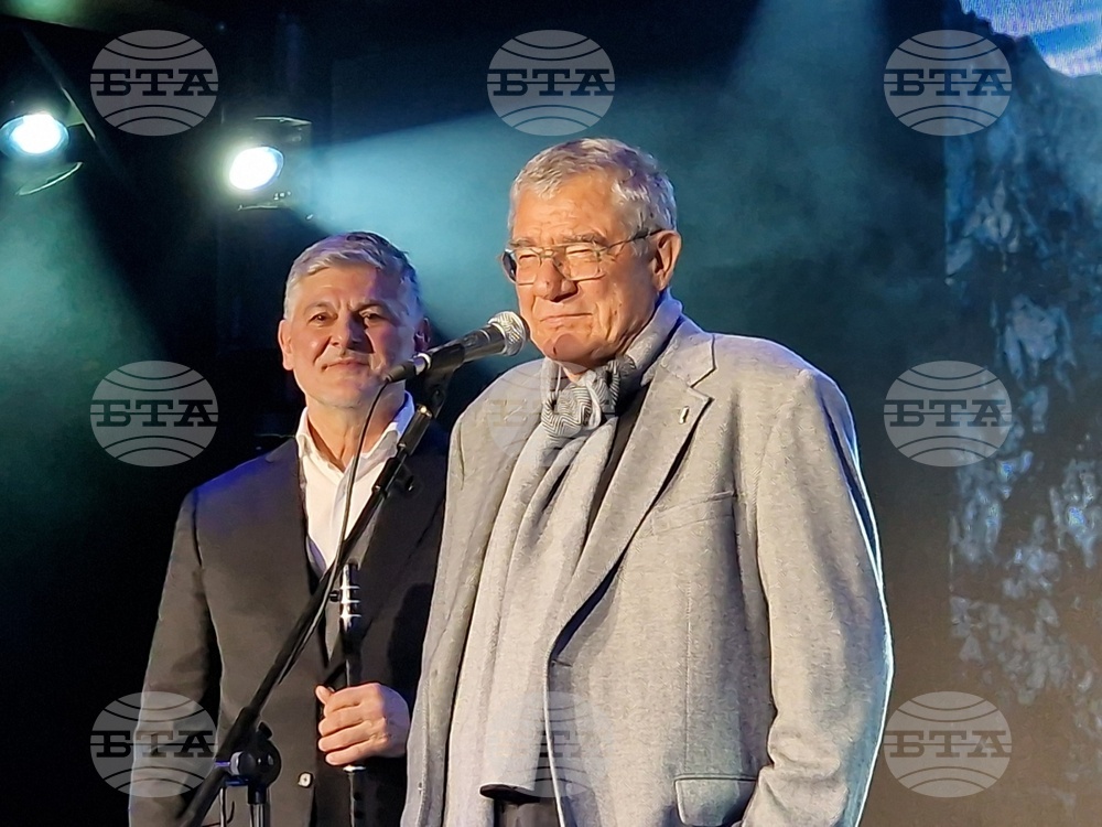 БТА, София (5 март 2025) Музикантите Теодосий Спасов (вляво) и Християн Цвятков (китара) представят албумът си "Антарктически приказки" в Sofia Live Club. Снимка: Емануел Смърков