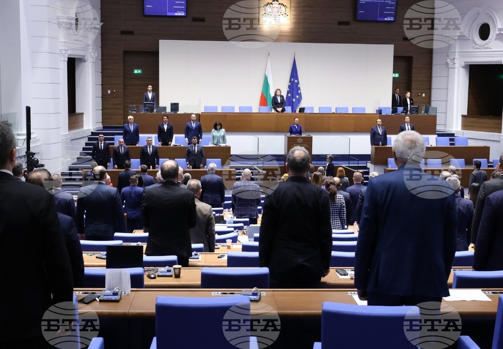 Точно в полунощ в пленарната зала прозвуча химнът на България, докато депутатите обсъждат на първо четене държавния бюджет
