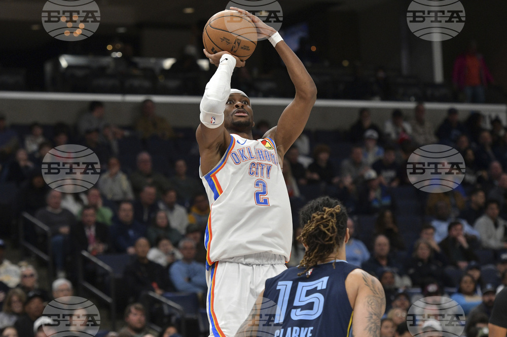 Шай Гилджъс-Алекзандър вкара 41 точки и Оклахома Сити Тъндър победи Мемфис Гризлийс в НБА