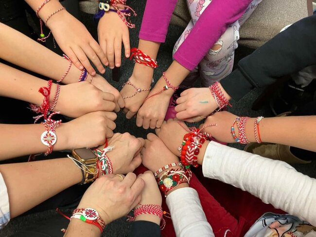 Двата клона на училище „Св. св. Кирил и Методий“ в Бостън и Кейп Код посрещнаха Баба Марта