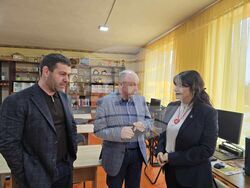 По време на посещението на българското село Делжилер в Белгородднестровски район, Украйна. Снимки: БТА, Одеса