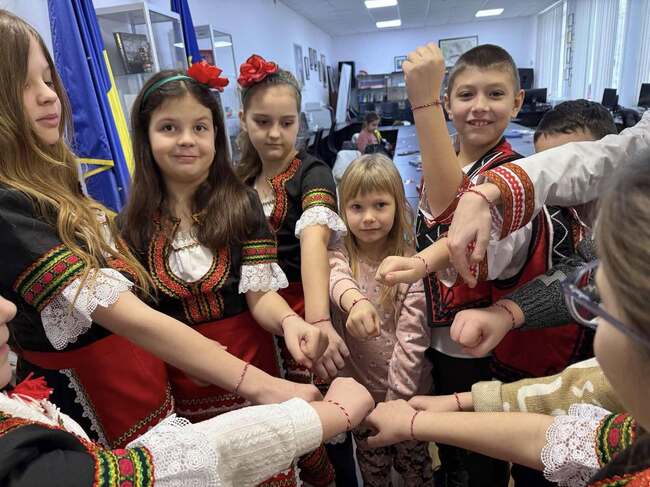 В Българското неделно училище „Българска светлица“ в Измаил посрещнаха пролетта с нови знания и български традиции