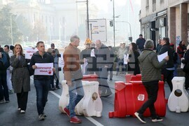 Белград - кметство - протестна акция