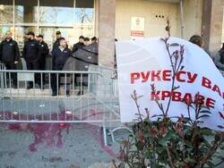 Белград - кметство - протестна акция