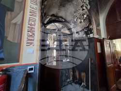 Сливен - църква - пожар