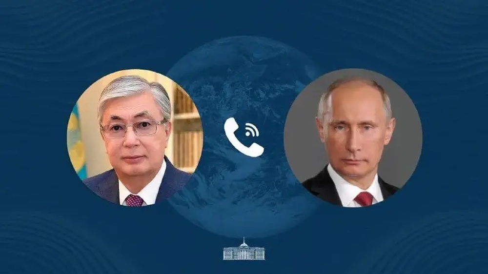 Казинформ: Президентът на Казахстан проведе телефонен разговор с Владимир Путин