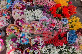 Турция - Анкара - търговия - цветя