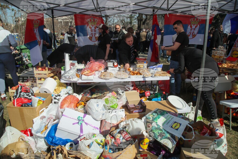 Сърбия - Белград - студенти - палатков лагер