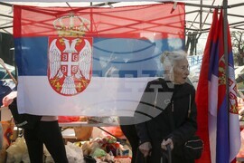 Сърбия - Белград - студенти - палатков лагер