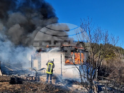 Село Чокманово - пожар