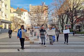 Сливен - протест - парк "Сините камъни"