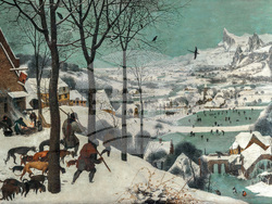 Питер Брьогел Старши, „Ловци в снега“ (зима)