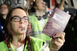 Сърбия - Белград - обща стачка - РТС