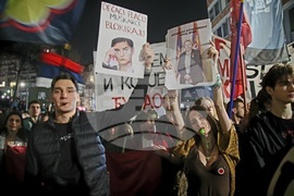 Сърбия - Белград - обща стачка - РТС