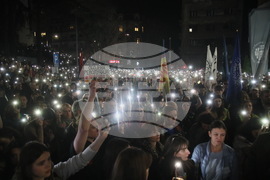 Сърбия - Белград - обща стачка - РТС