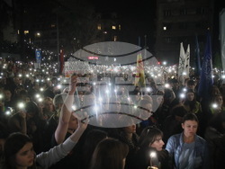 Сърбия - Белград - обща стачка - РТС