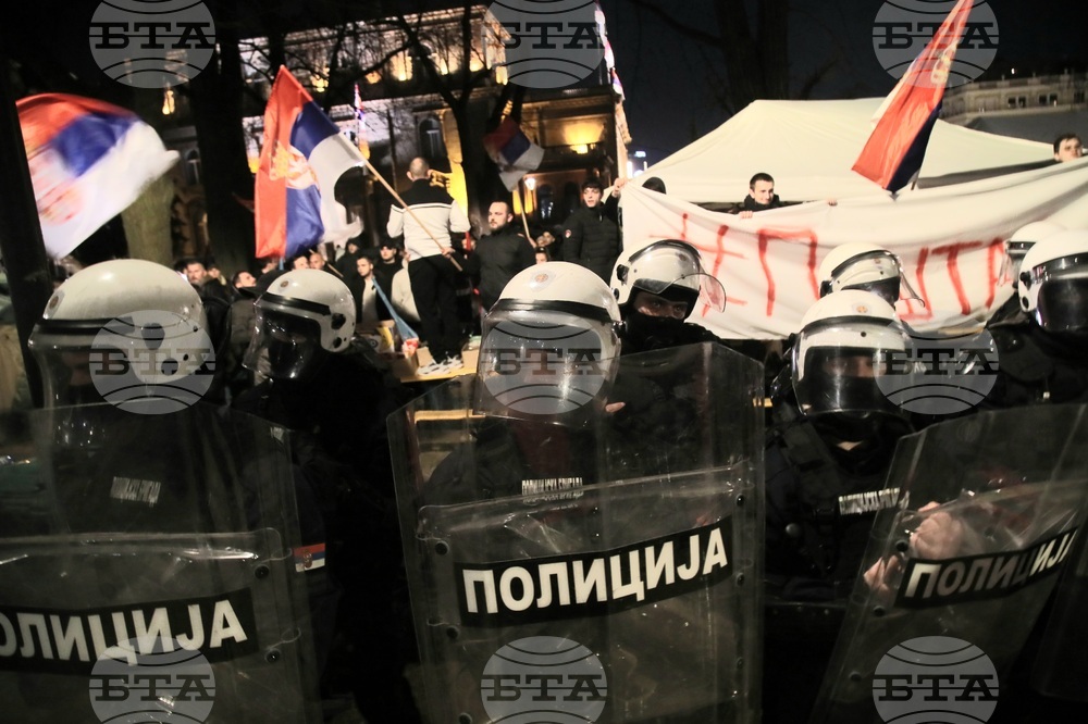 Сърбия - обща стачка - протести