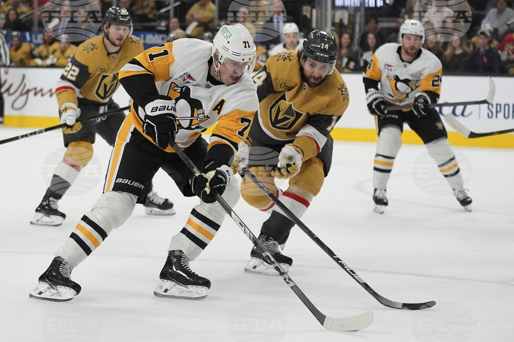 Penguins Golden Knights Hockey