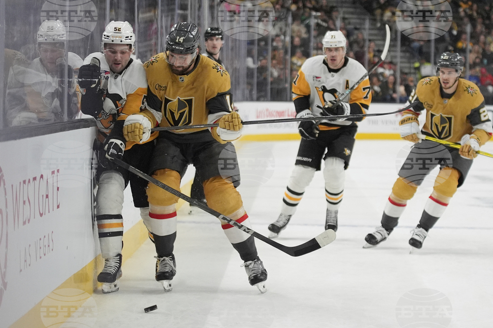 Penguins Golden Knights Hockey