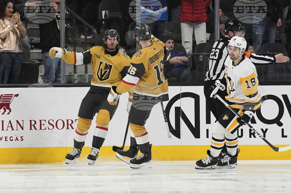 Penguins Golden Knights Hockey