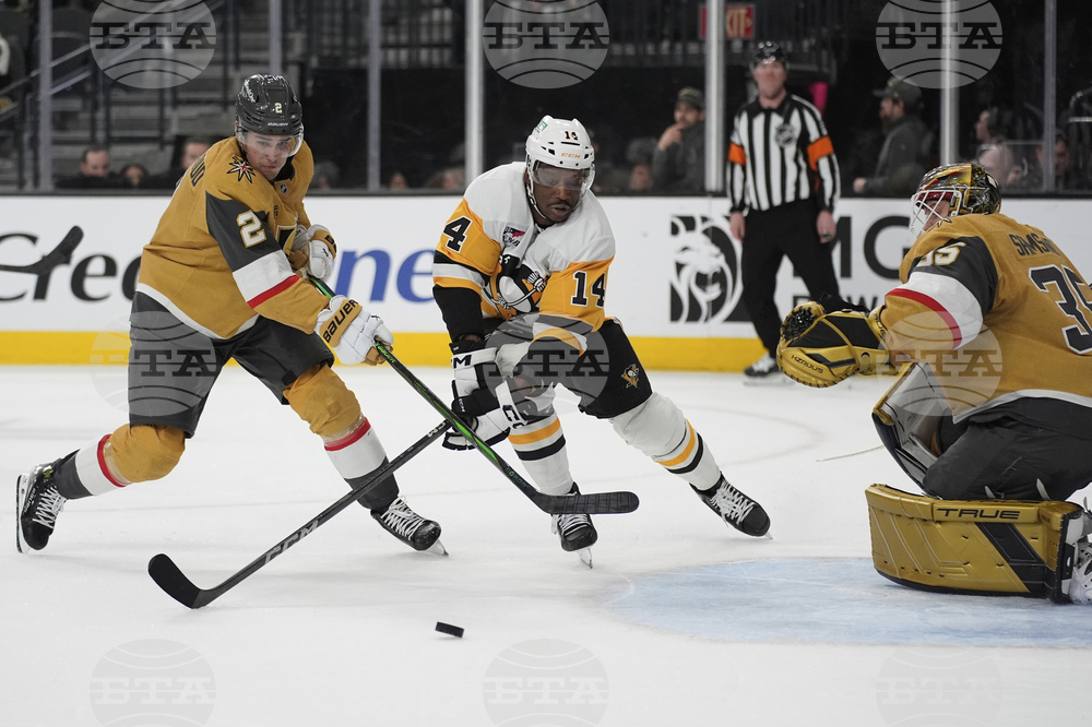 Penguins Golden Knights Hockey