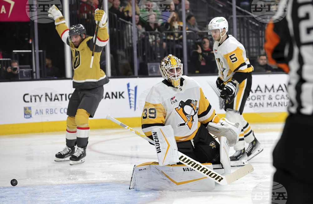 Penguins Golden Knights Hockey