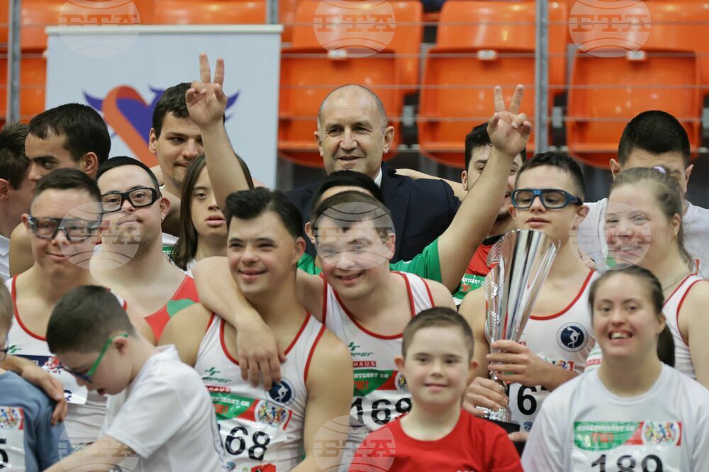 President Radev Attends Charity Athletics Tournament in Sofia