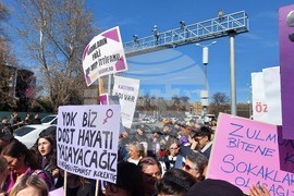 Турция - Анкара - 8 март - демонстрация