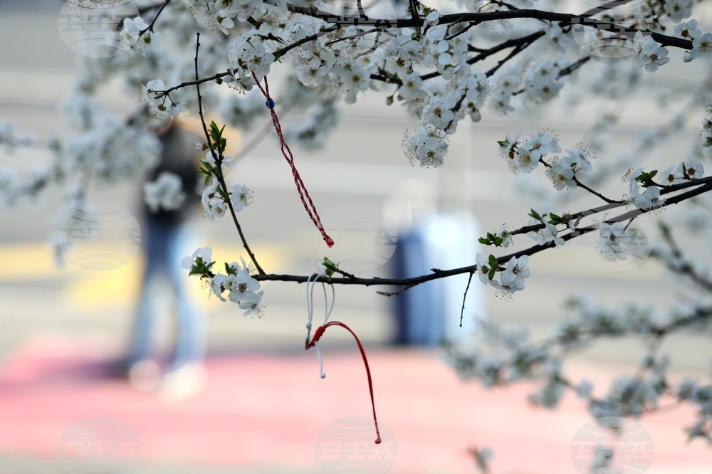 Сърбия - мартеници - топло време