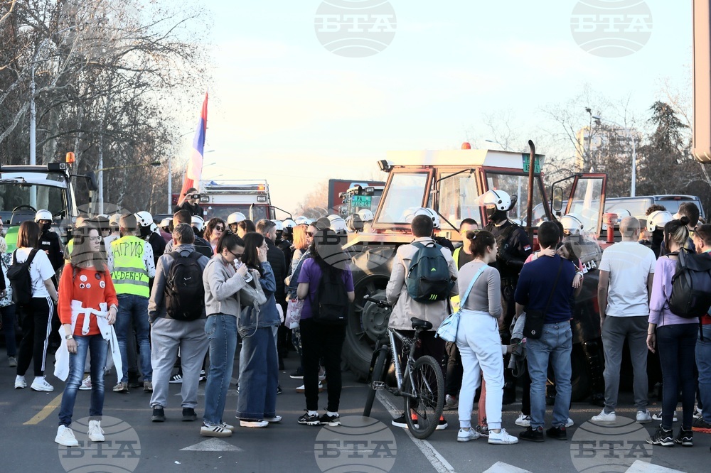 Сърбия - Белград - протести - фермери