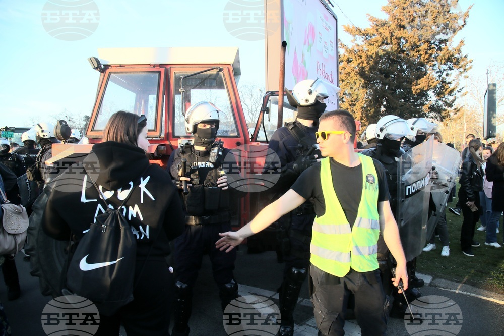 Сърбия - Белград - протести - фермери