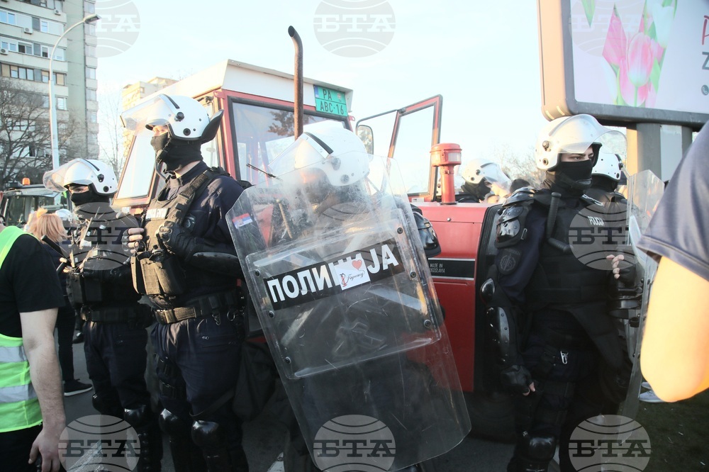 Сърбия - Белград - протести - фермери