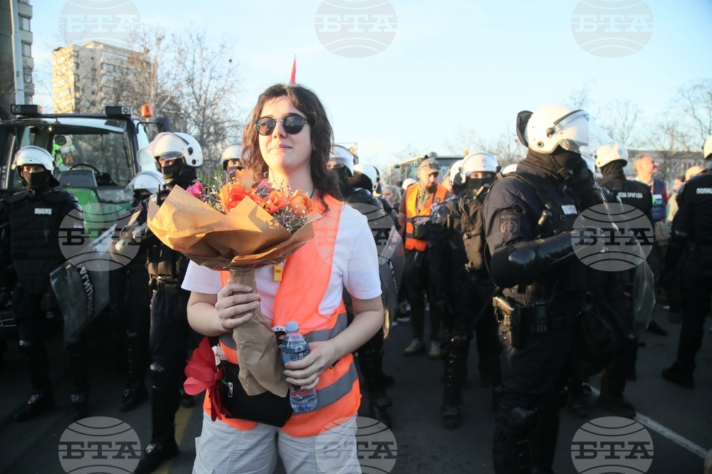 Anti-Corruption Protests Continue in Serbia on International Women's Day