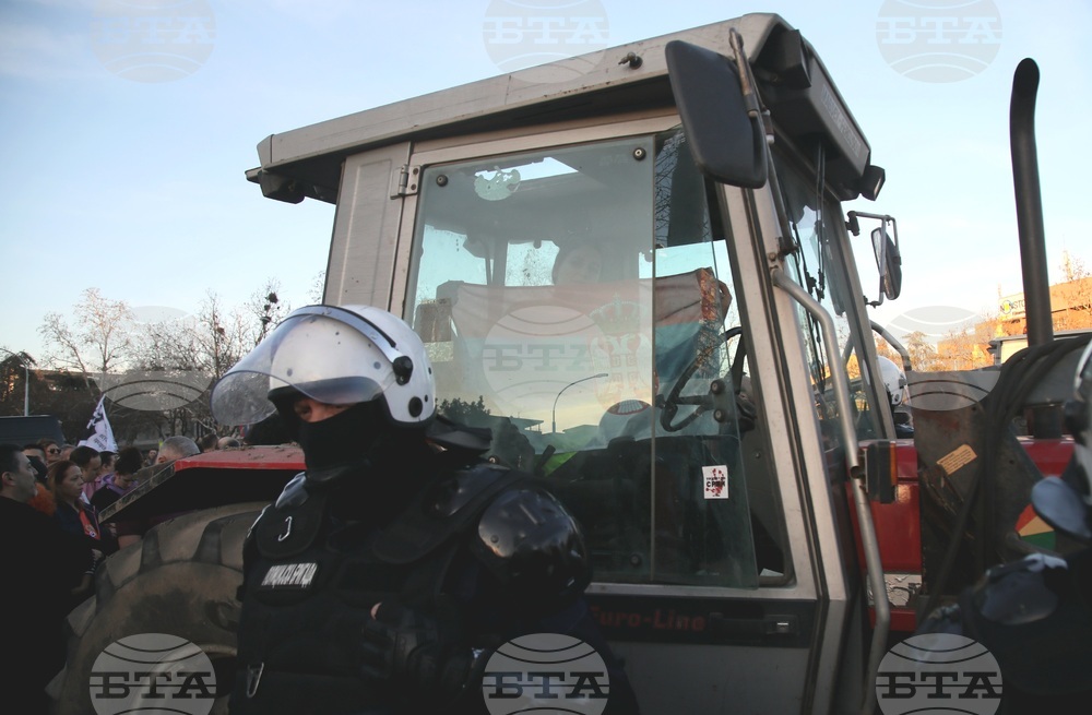 Сърбия - Белград - протести - фермери