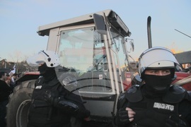 Сърбия - Белград - протести - фермери